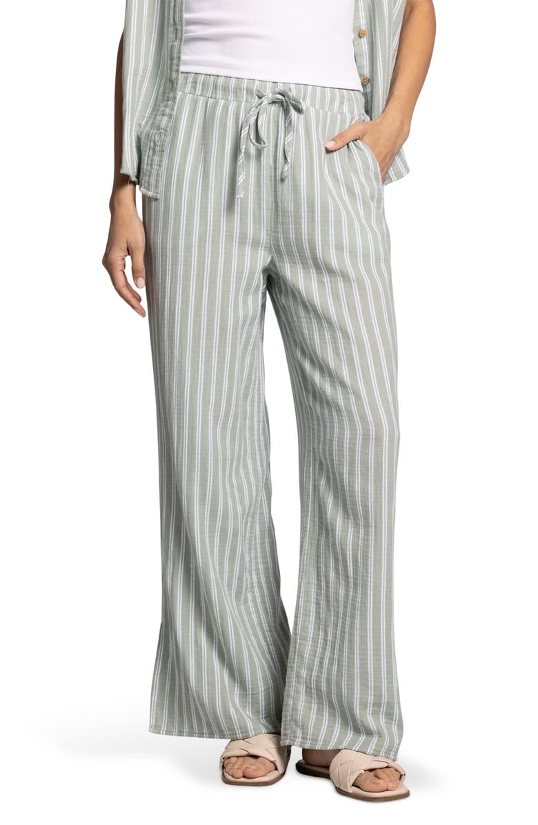 Thread & Supply Verna Wide Leg Pants, Main, color, Sage White