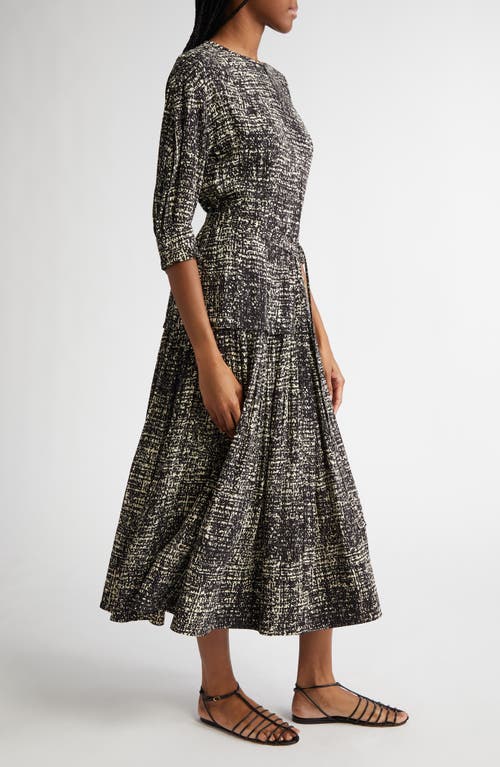 PROENZA SCHOULER PROENZA SCHOULER HARLOW PRINT BELTED DRESS