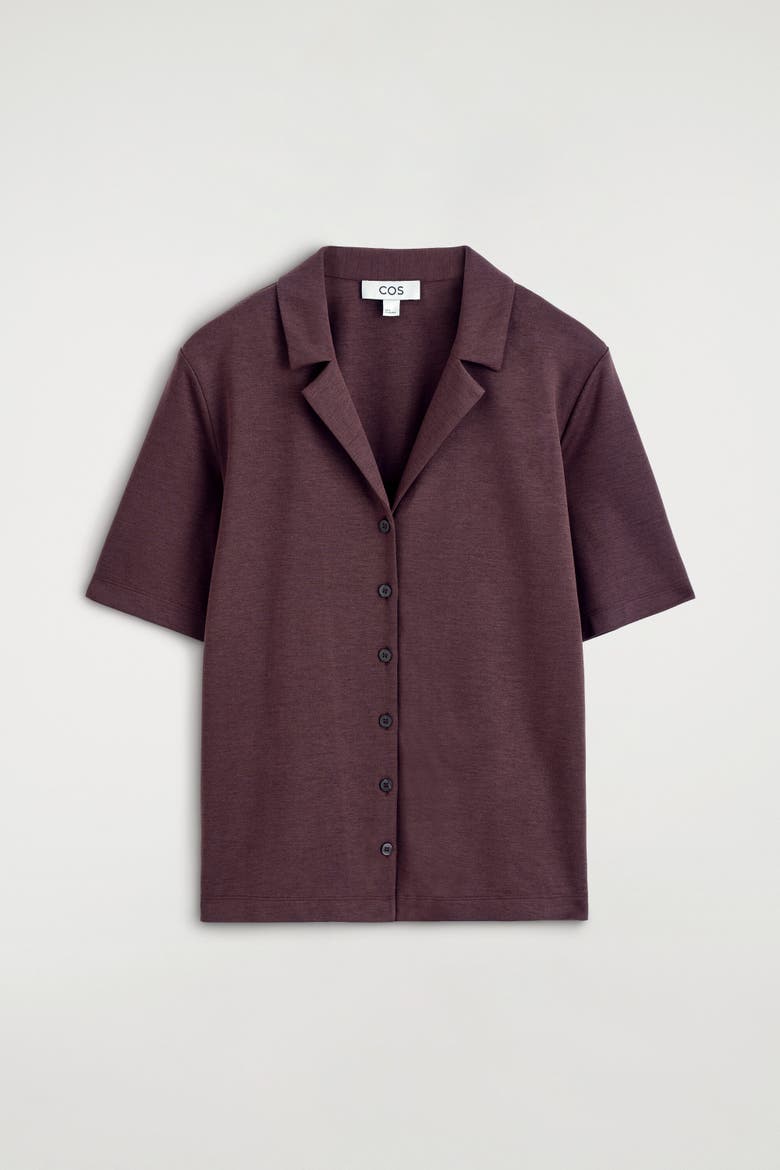 Modal-jersey Shirt, Alternate, color, BURGUNDY