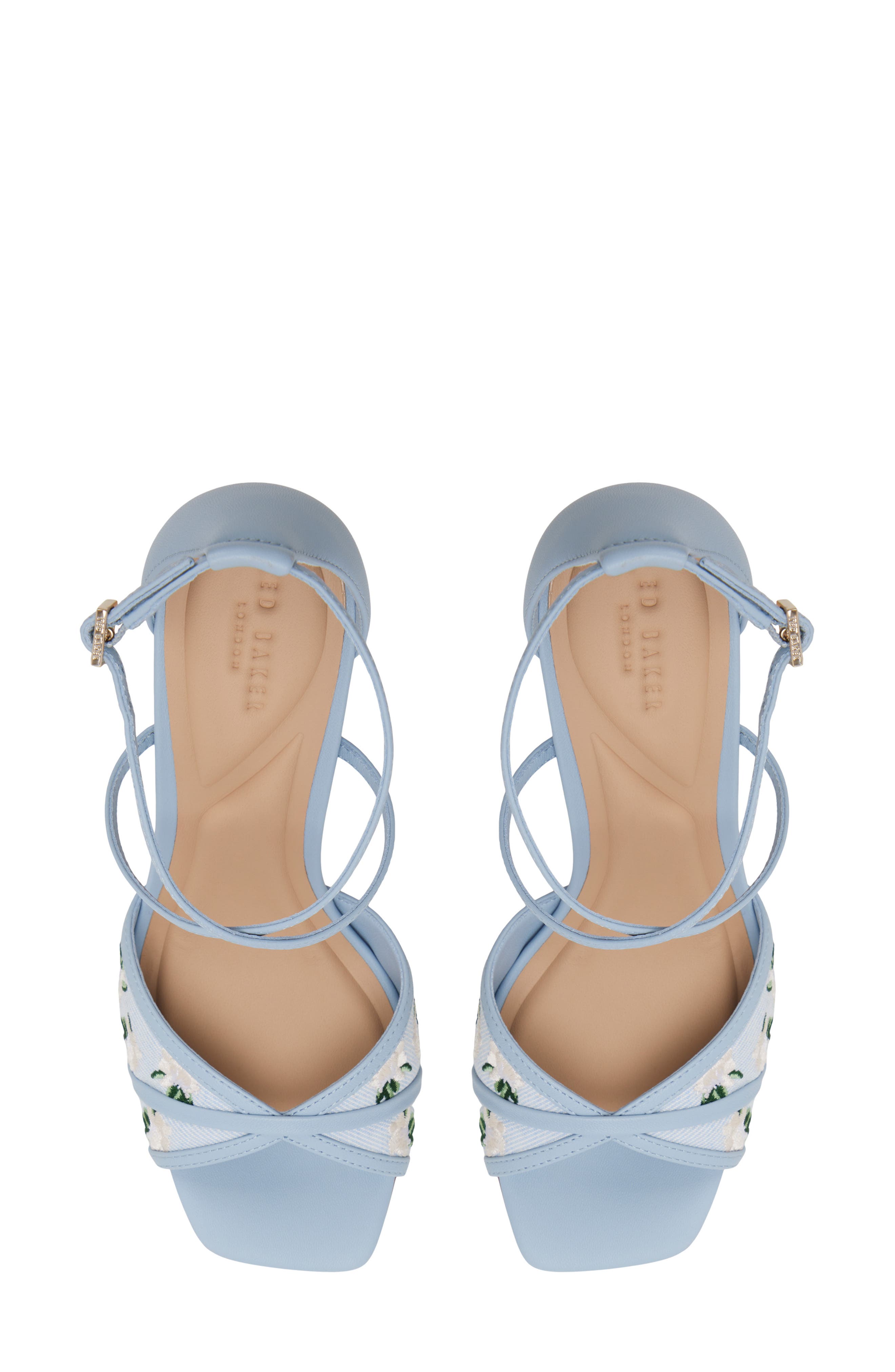 Ted Baker Allegra Embroidered Sandal, Alternate, color, 