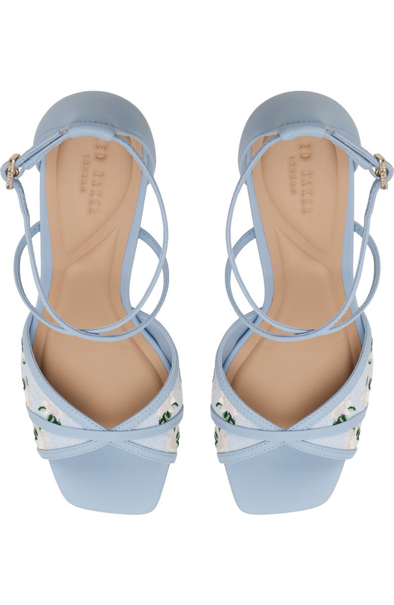 Ted Baker Allegra Embroidered Sandal, Alternate, color,
