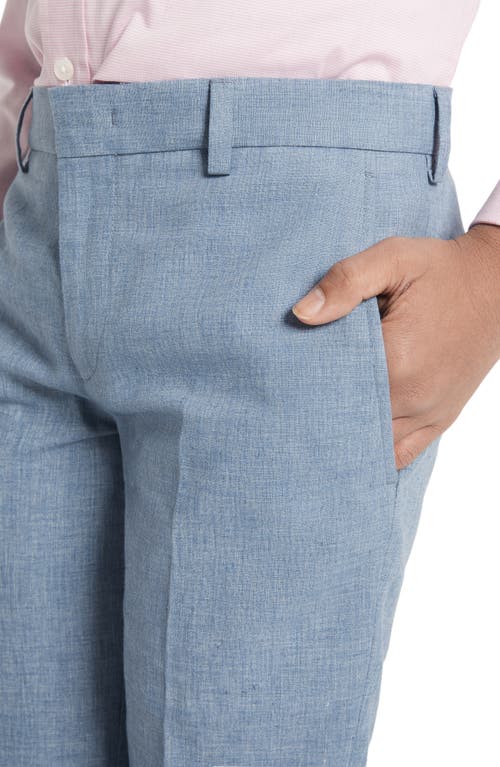 Tallia Kids' Linen Blend Dress Pants In Blue