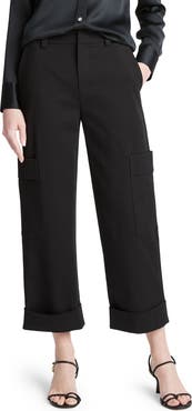 Vince Stretch Cotton Crop Utility Pants