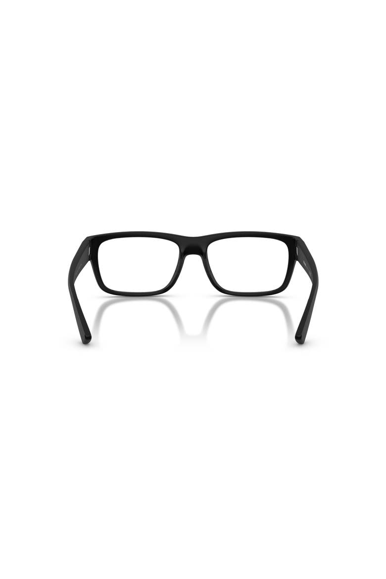 54mm Rectangle optical glasses, Alternate, color, Black
