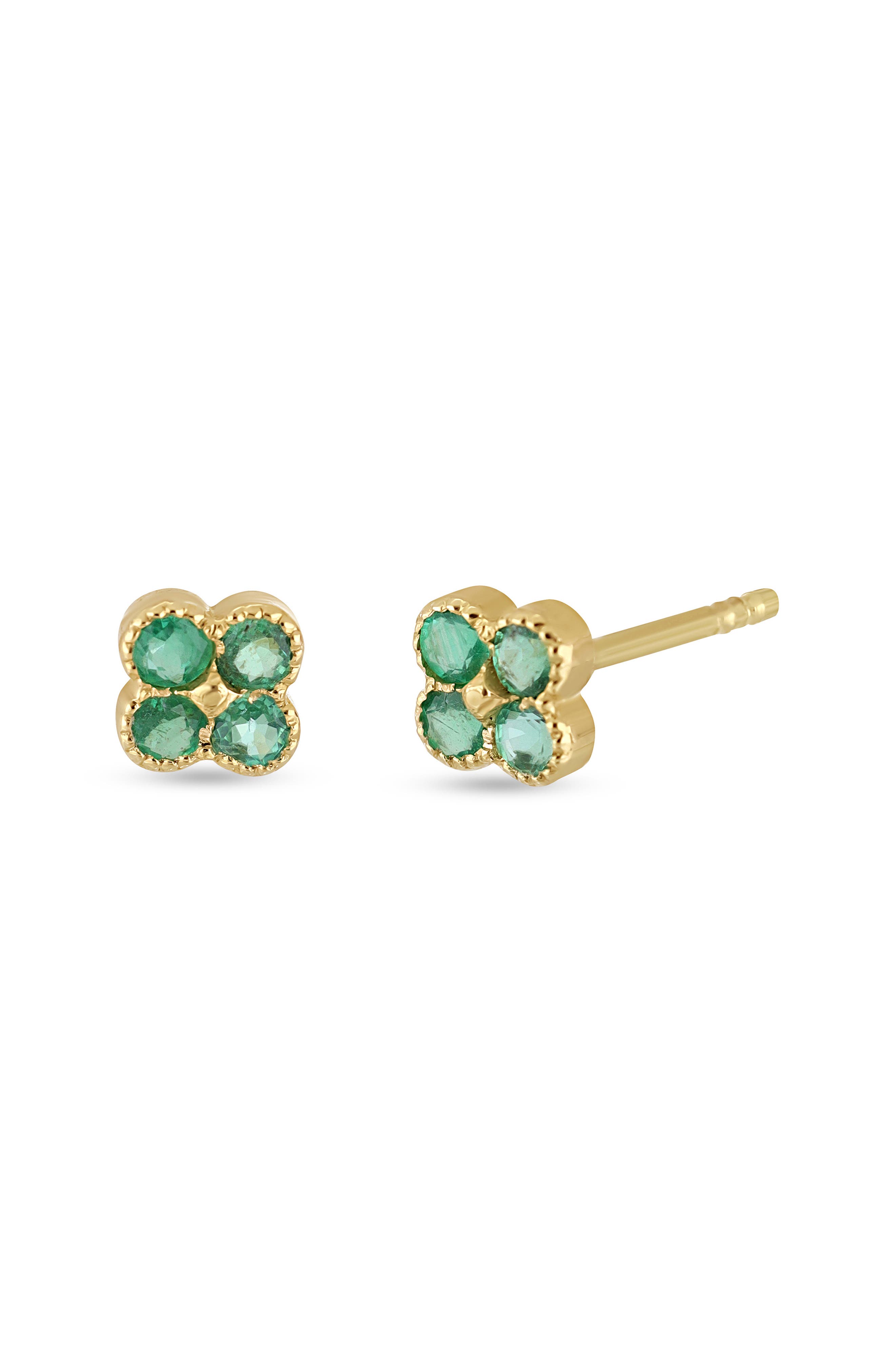 18K YELLOW GOLD/ EMERALD