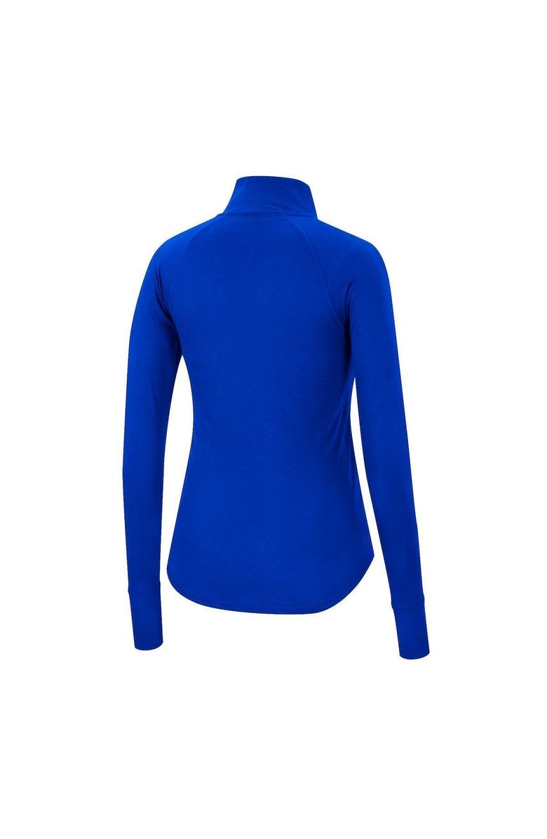 COLOSSEUM Women's Colosseum Royal Florida Gators Core Quinn Raglan Quarter-Zip Top, Alternate, color,