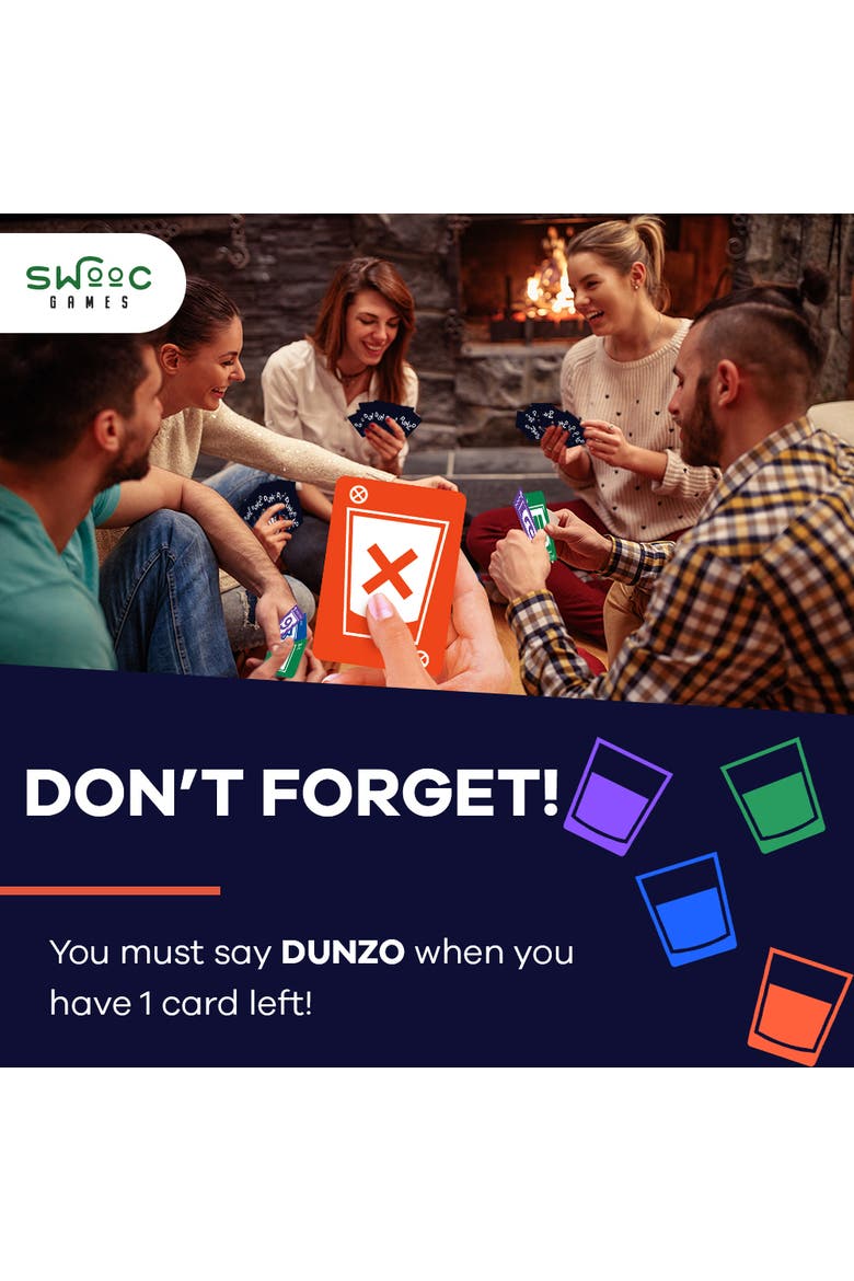 DUNZO | Hydrating Version of Classic Card Game, Alternate, color, Black