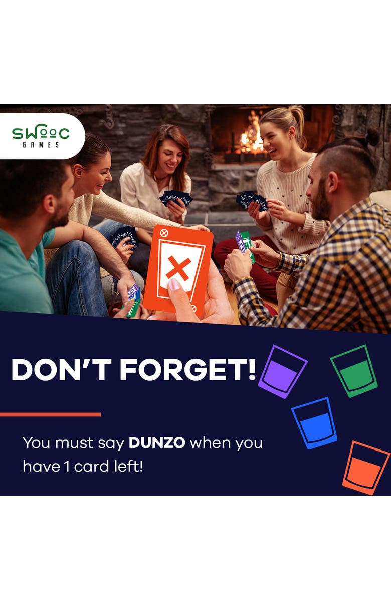 Swooc Games DUNZO | Hydrating Version of Classic Card Game, Alternate, color, Black