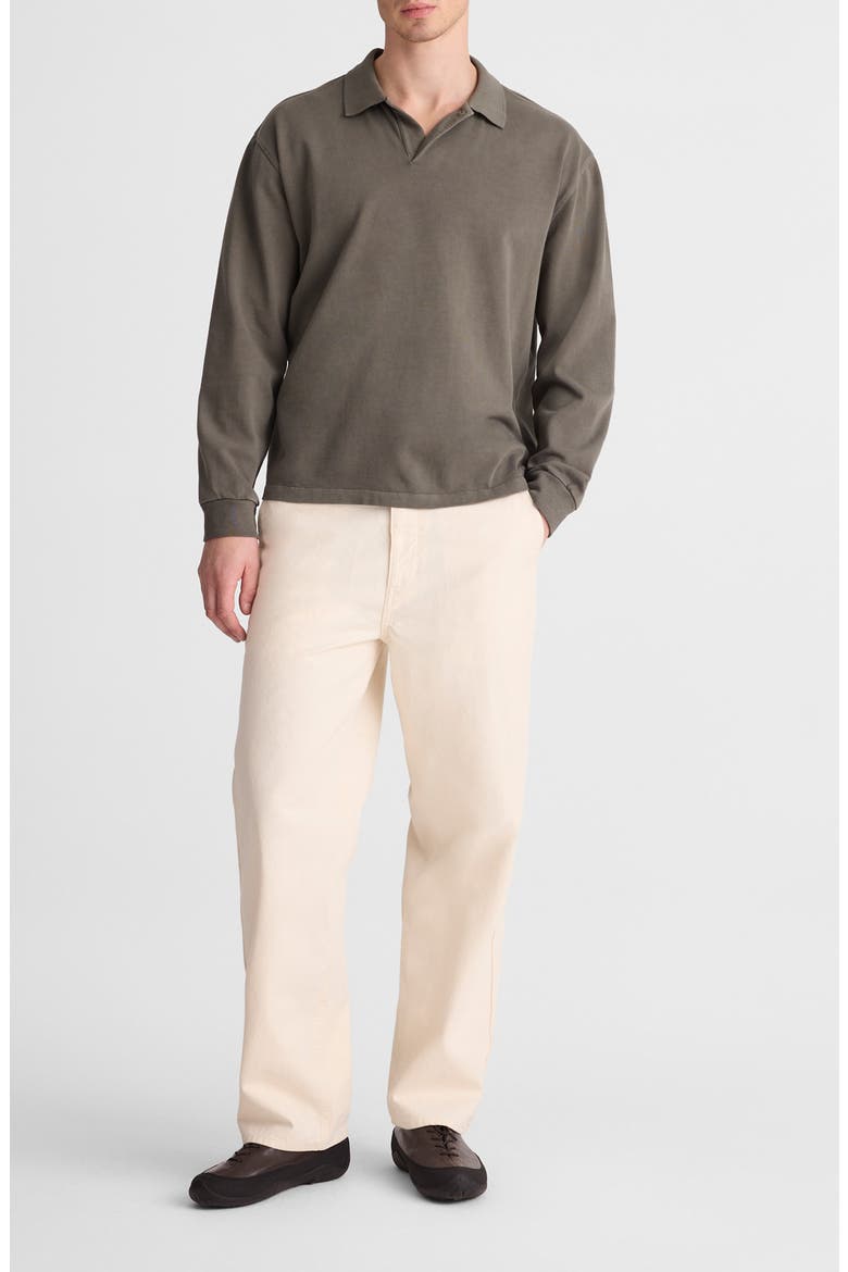 Compact Knit Polo, Alternate, color, OLIVE SLATE