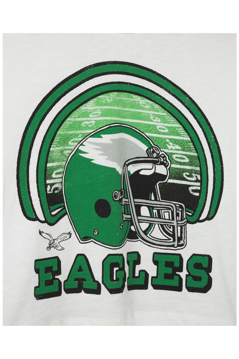 Eagles Graphic Cropped T-Shirt, Alternate, color, VINTAGE WHITE