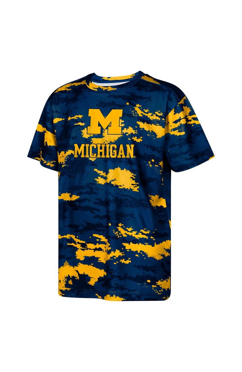 Outerstuff Youth Navy Michigan Wolverines Scrimmage T-Shirt, Alternate, color, Navy