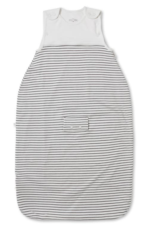 MORI 0.5 TOG Stripe Wearable Blanket in Grey Stripe  product
