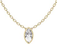 Jennifer Fisher 18K Gold Lab-Created Diamond Pendant Necklace