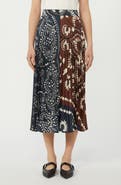 Weekend Max Mara Milord Mix Print Midi Skirt