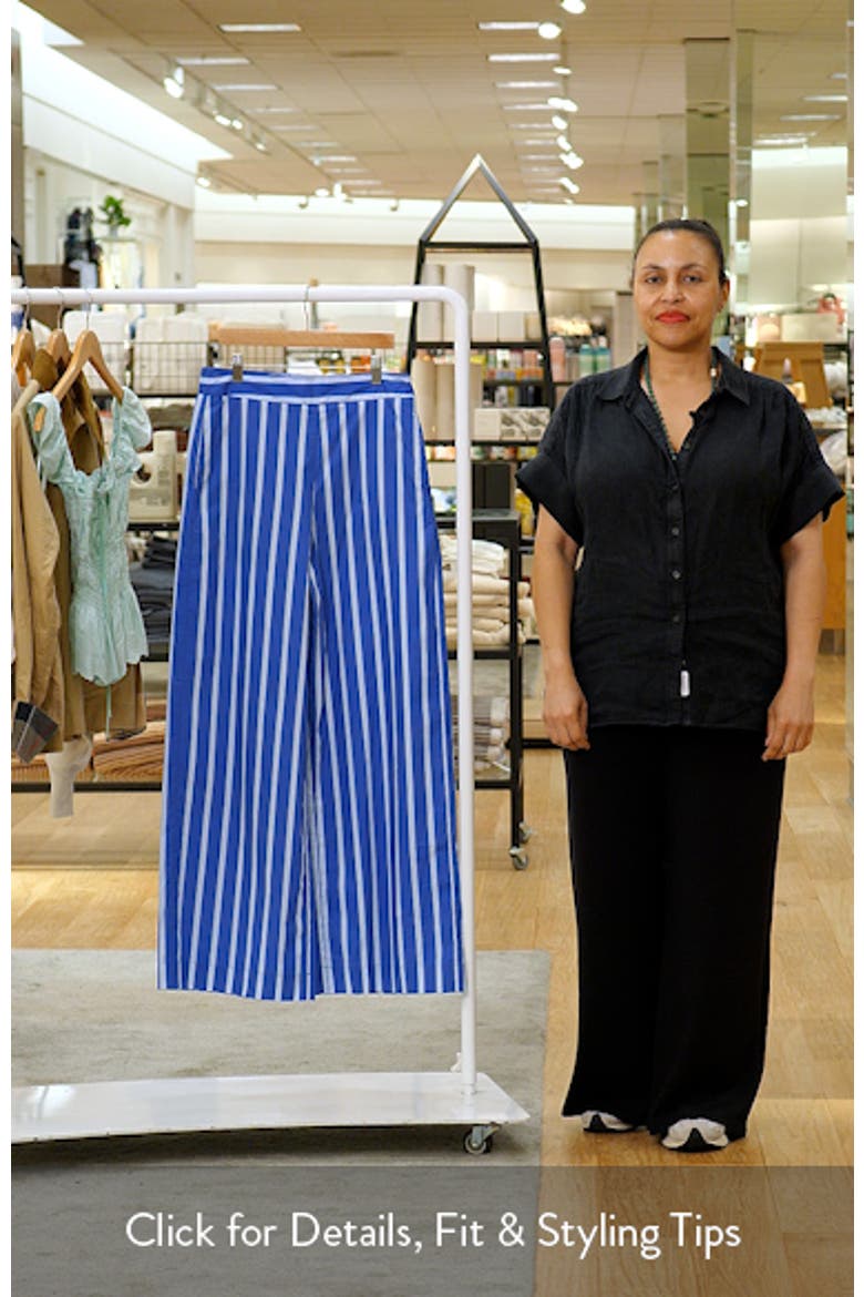 Stripe Wide Leg Pants video