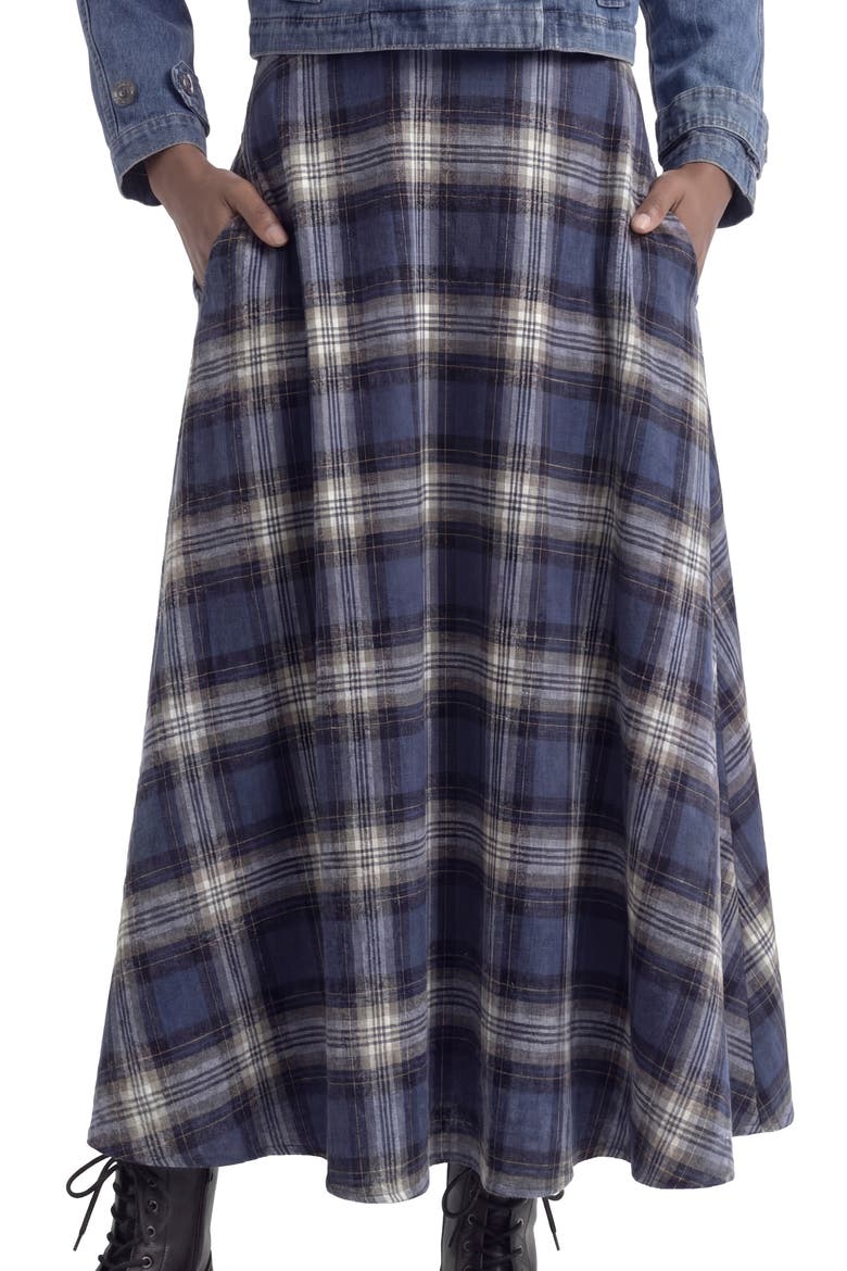 Blake Skirt, Alternate, color, Blue Plaid