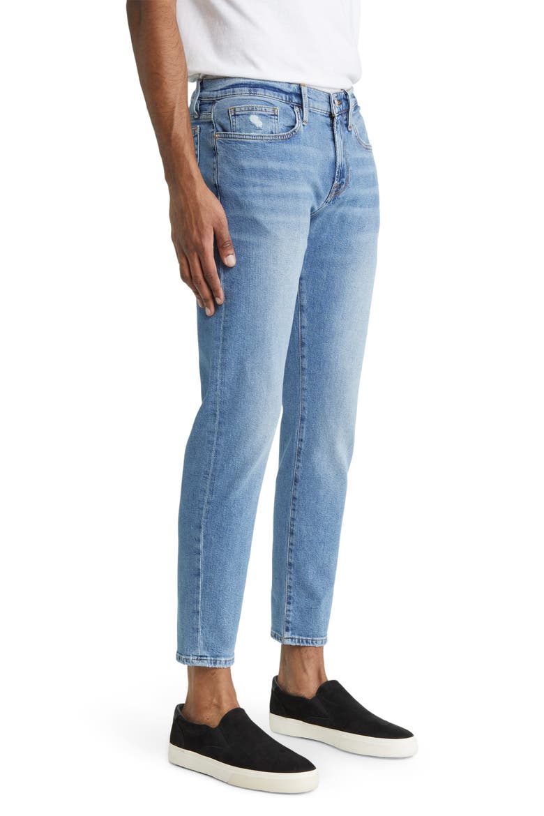 L'Homme Crop Slim Fit Jeans, Alternate, color, BAHAMAS