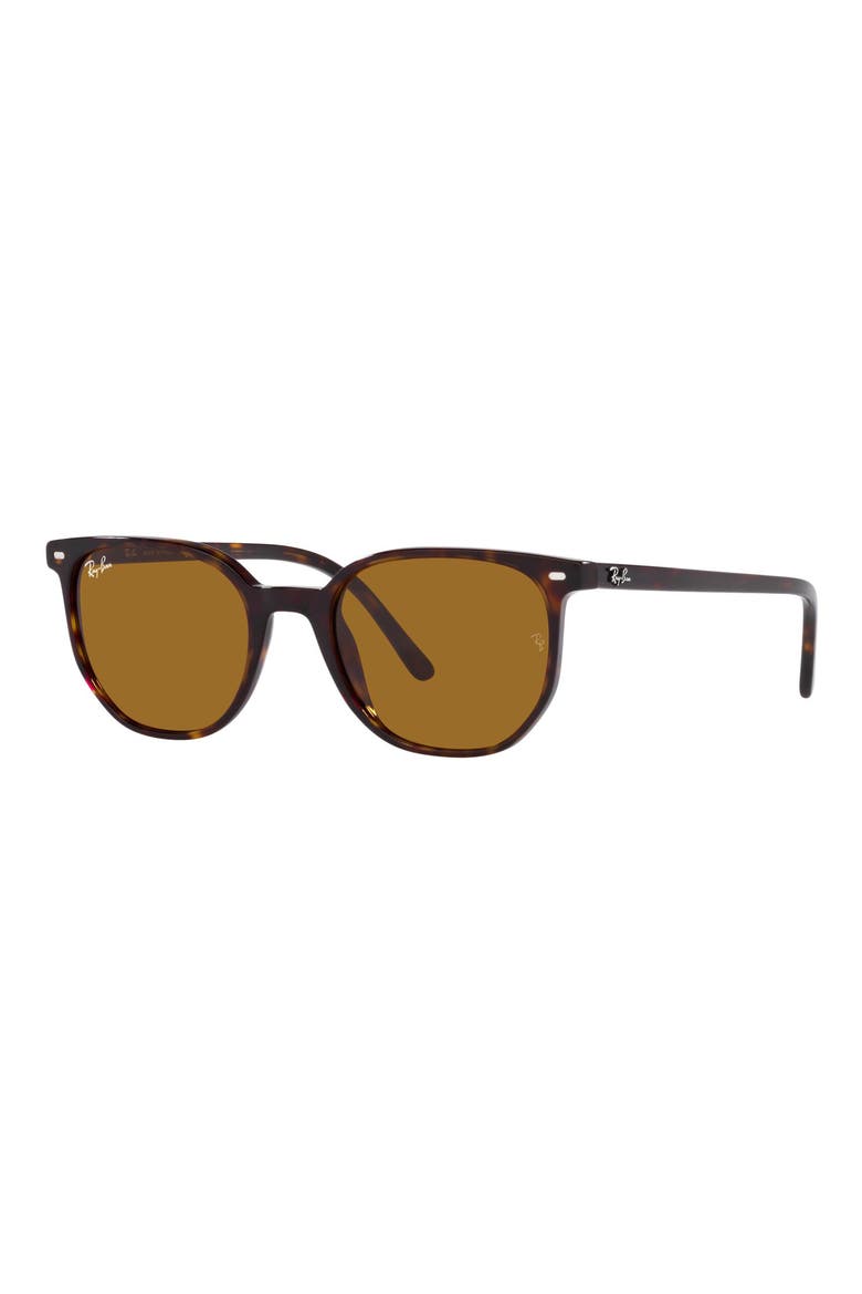 52mm Square Sunglasses, Alternate, color, HAVANA / BROWN