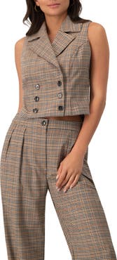 IVONNE Short Double-Breasted Vest