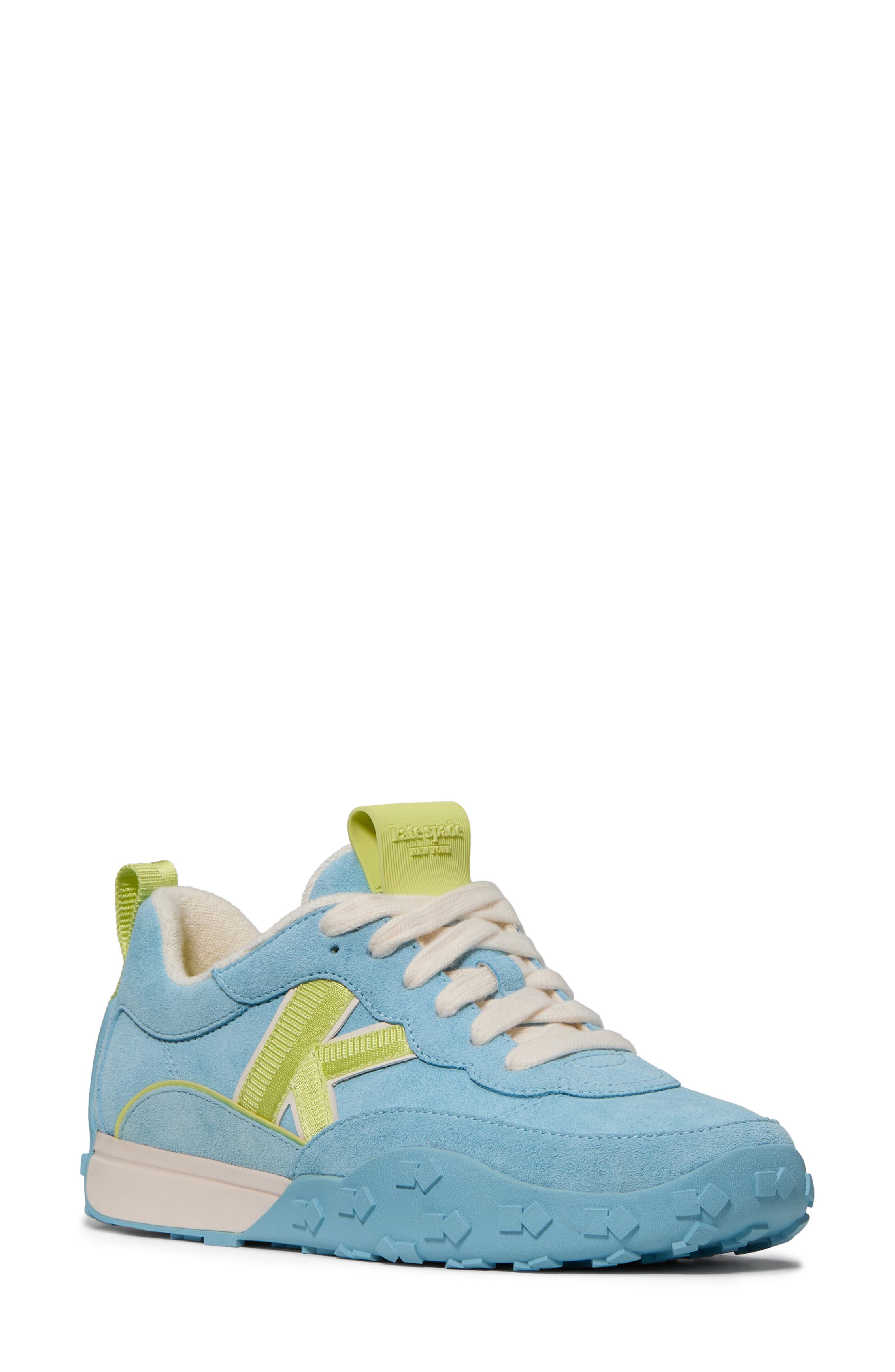 Kate Spade New York k as in kate runner sneaker, Main, color, Pristine Pool/ Bosc Pear