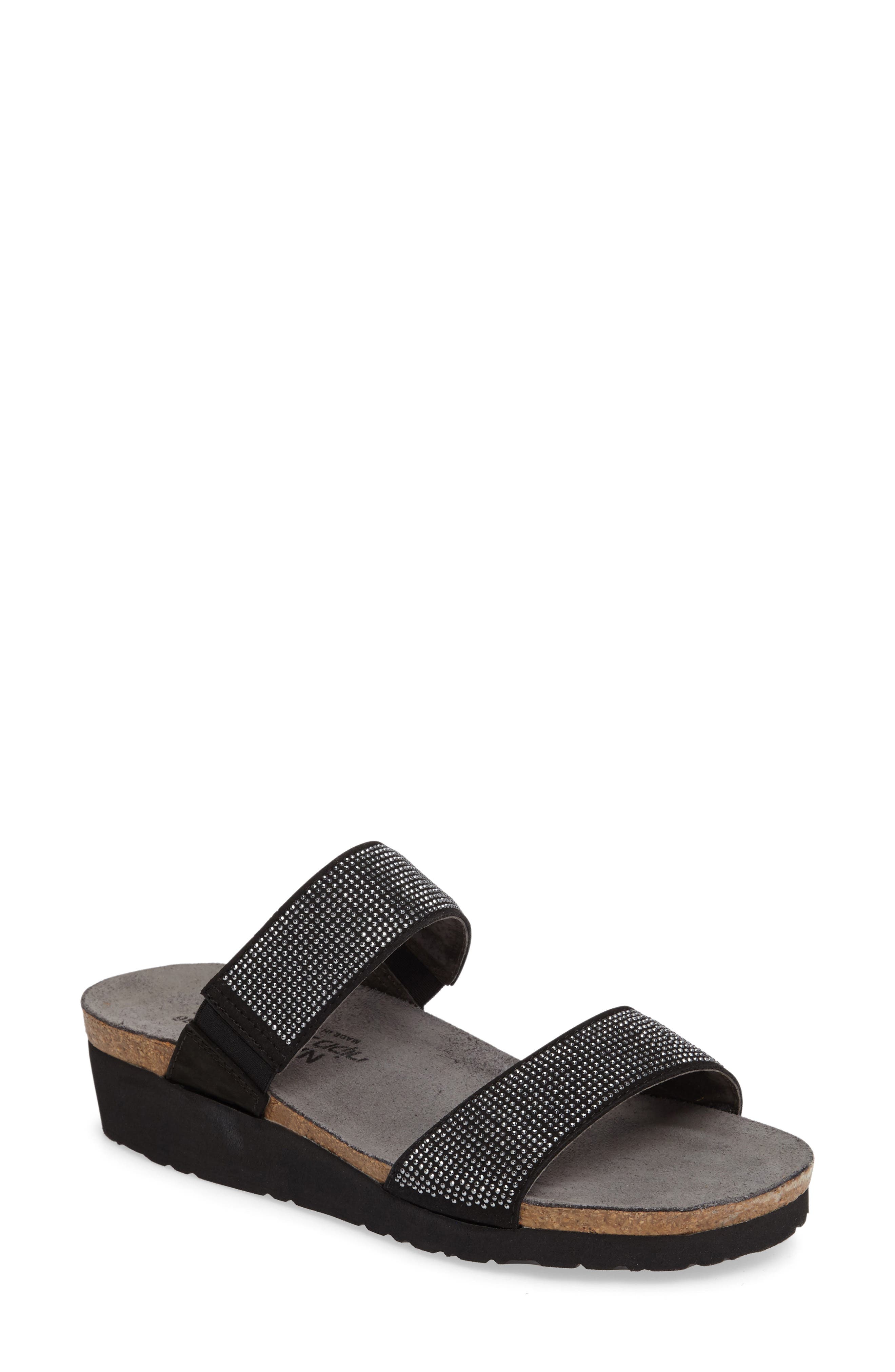 Naot 'Bianca' Slide Sandal, Main, color, 