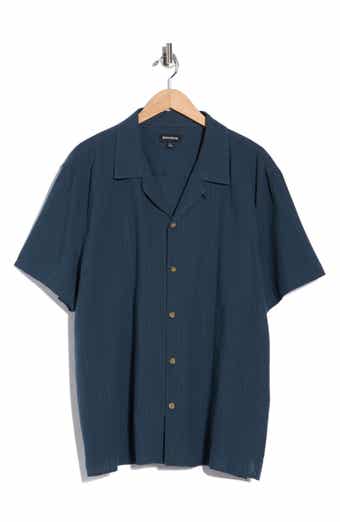 Riviera Striped Cotton Cabana Shirt