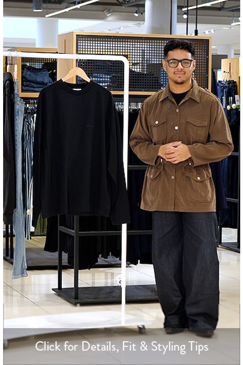 Classic Fit Long Sleeve Cotton T-Shirt video
