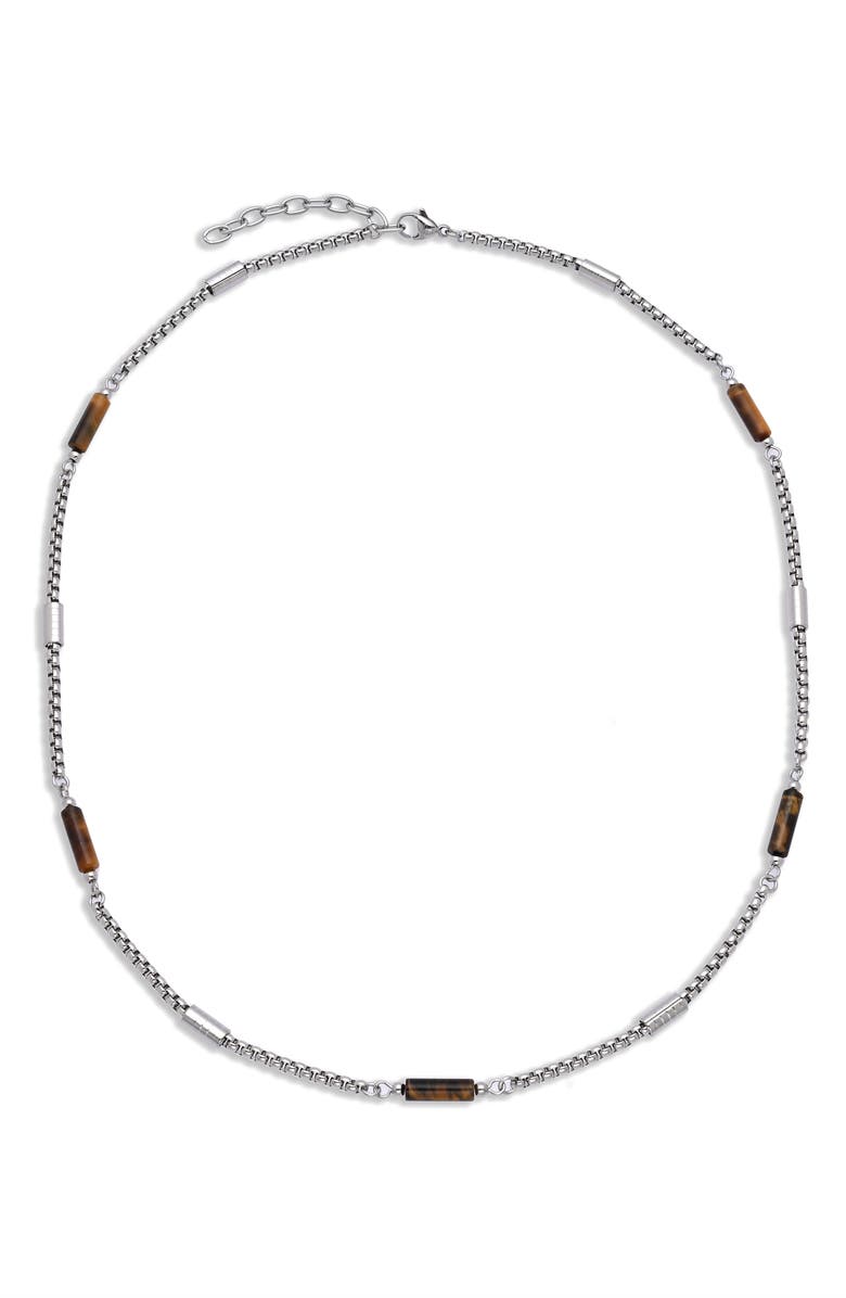 EYE CANDY LOS ANGELES Colton Beaded Chain Necklace, Alternate, color, 