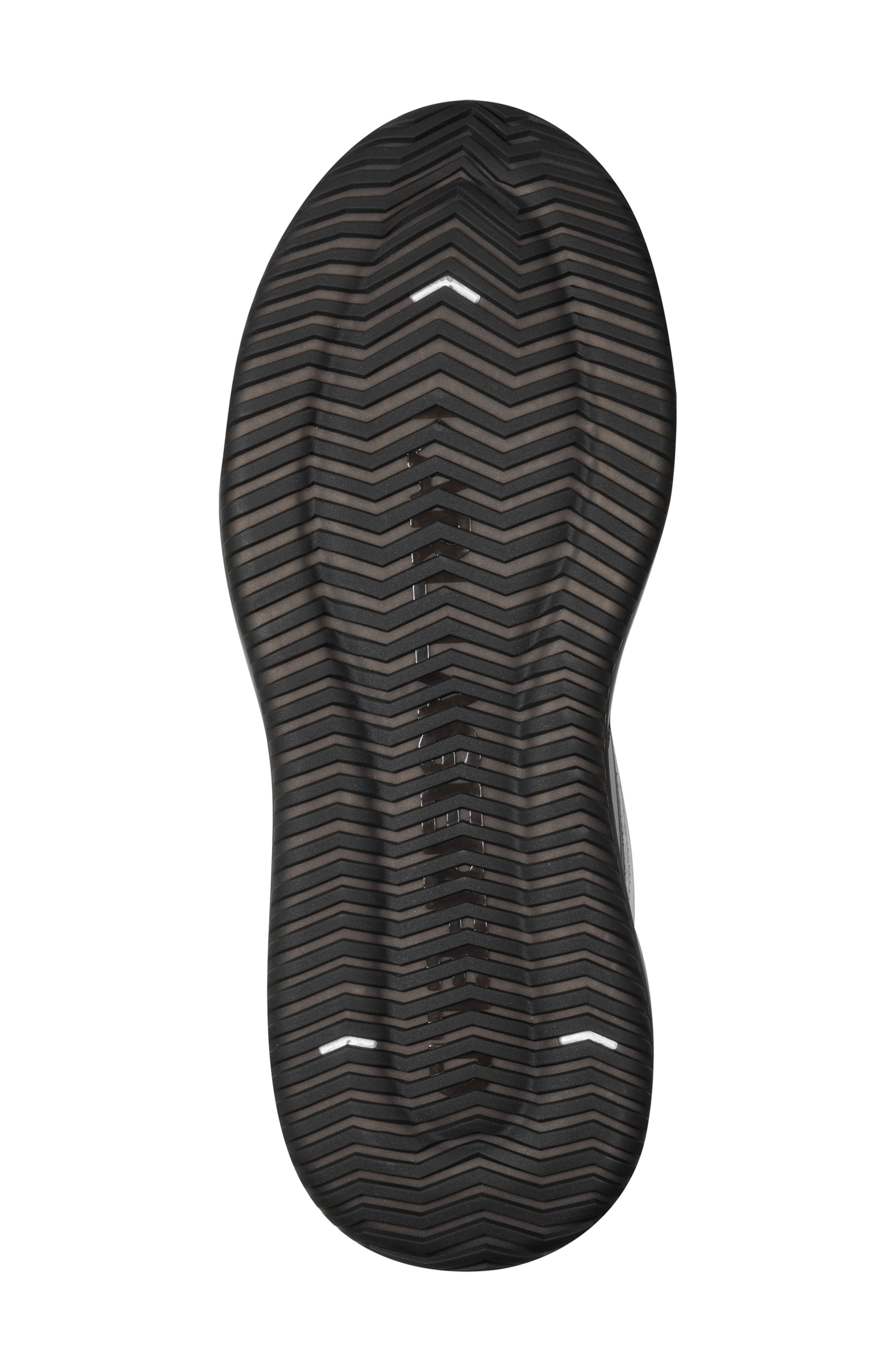 KARL LAGERFELD PARIS Nino Mixed Media Sneaker, Alternate, color, Silver