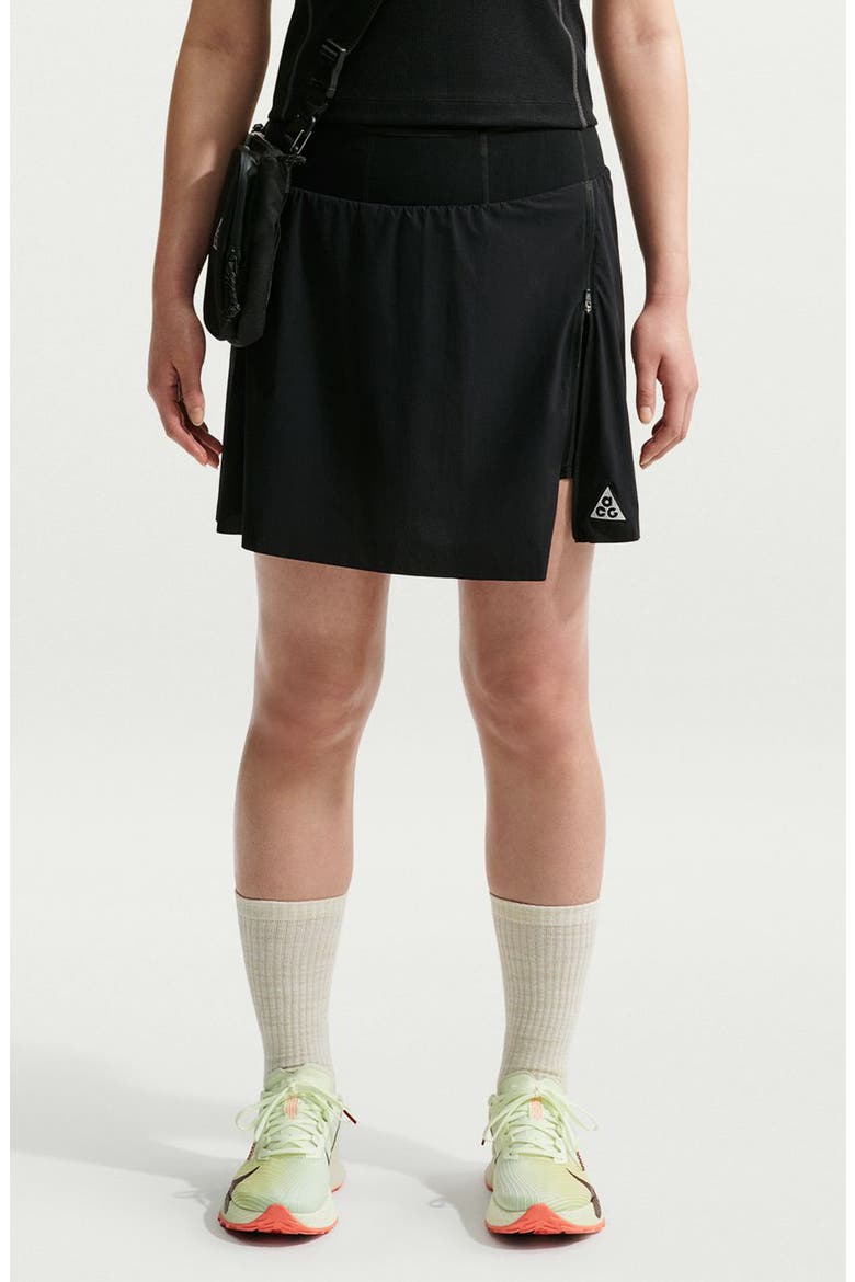 ACG High Stakes Performance Skort, Main, color, BLACK/ BLACK/ SUMMIT WHITE