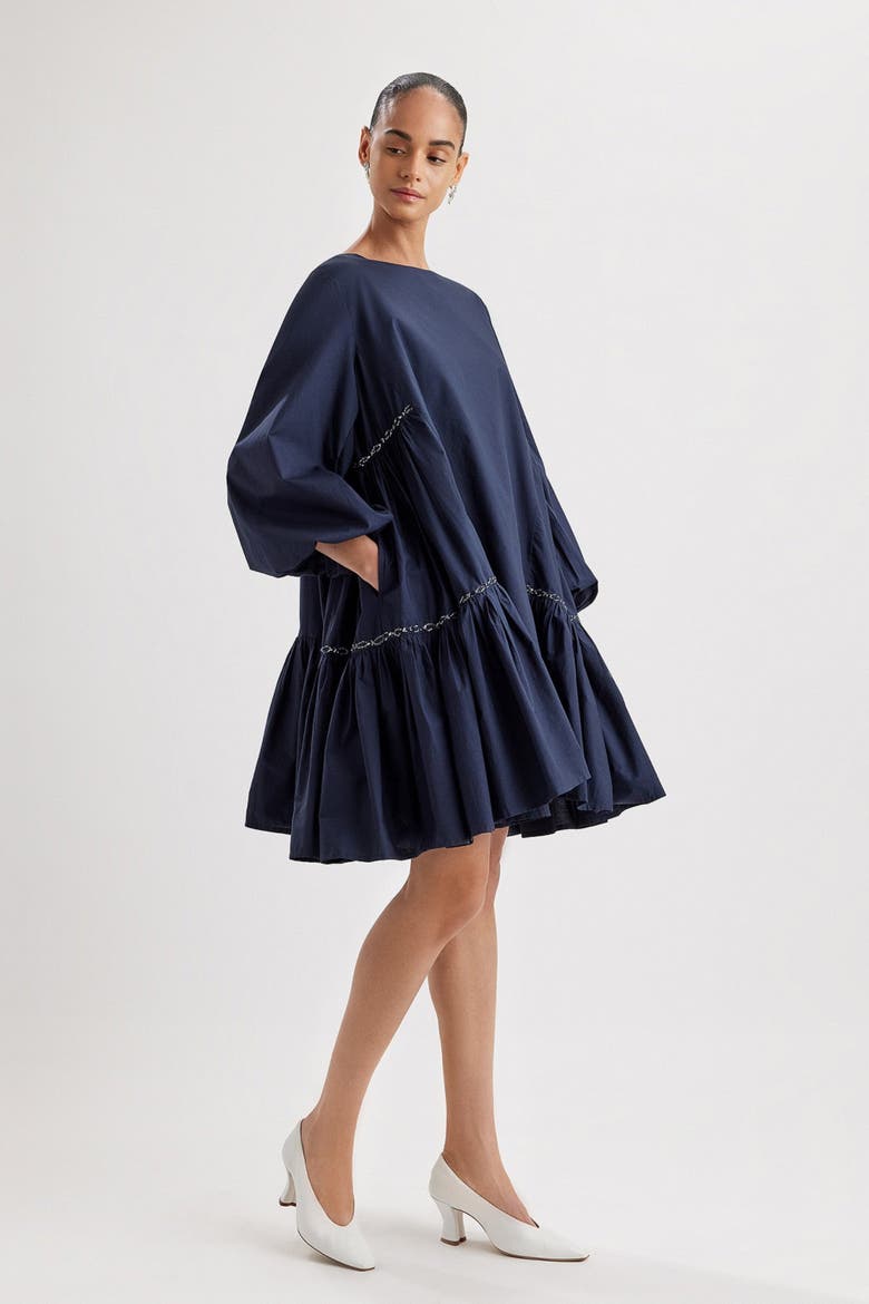 Byward Dress, Alternate, color, Navy