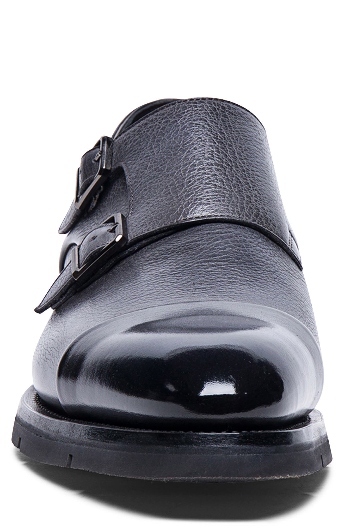 Santoni Divot Double Monk Strap Shoe, Alternate, color, 