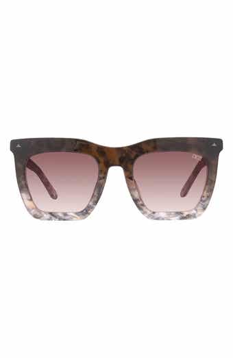 DEZI Fall Back 52mm Gradient Square Sunglasses