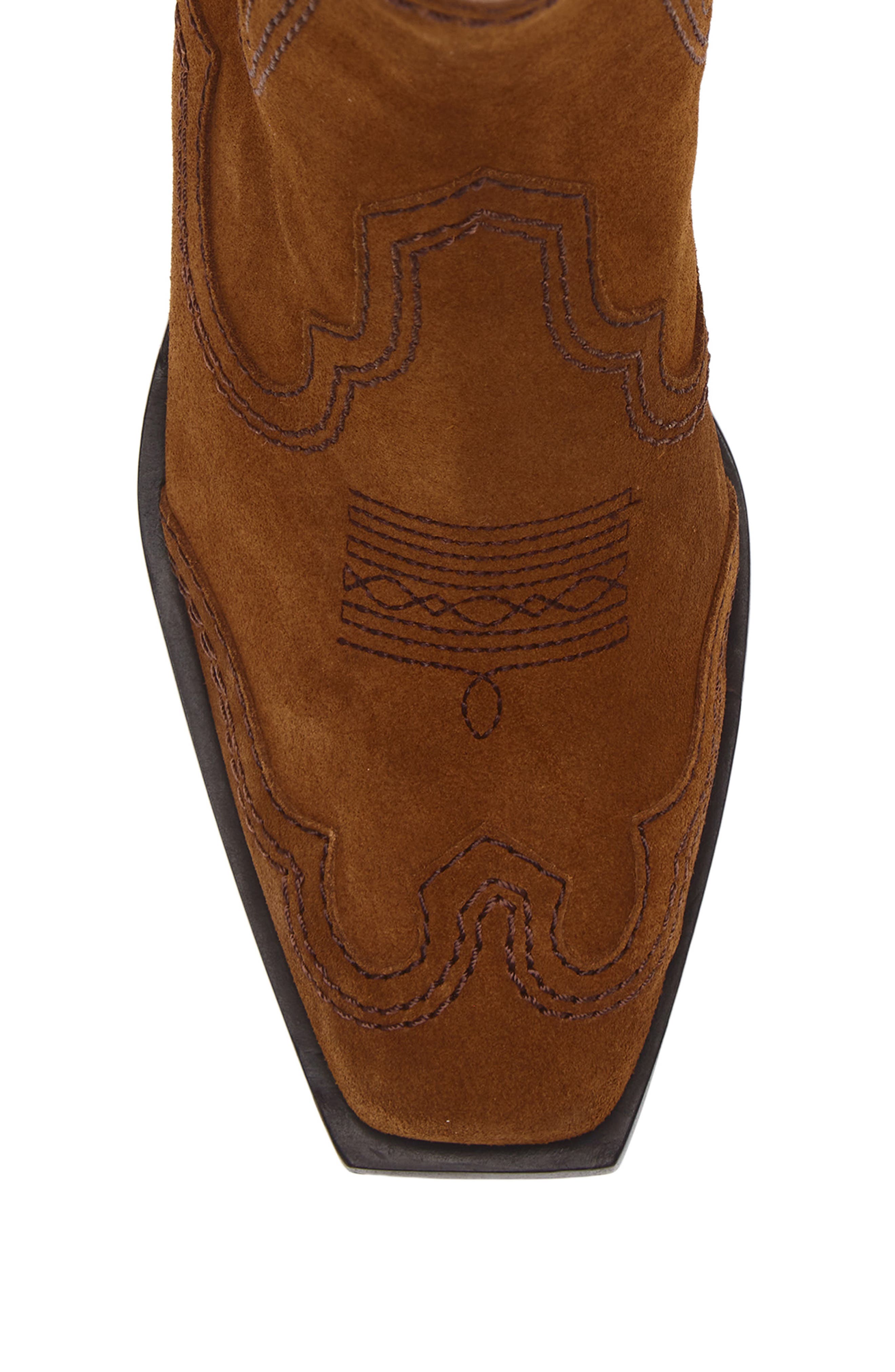 Loeffler Randall Agnes Western Chelsea Boot, Alternate, color, Cacao Espresso