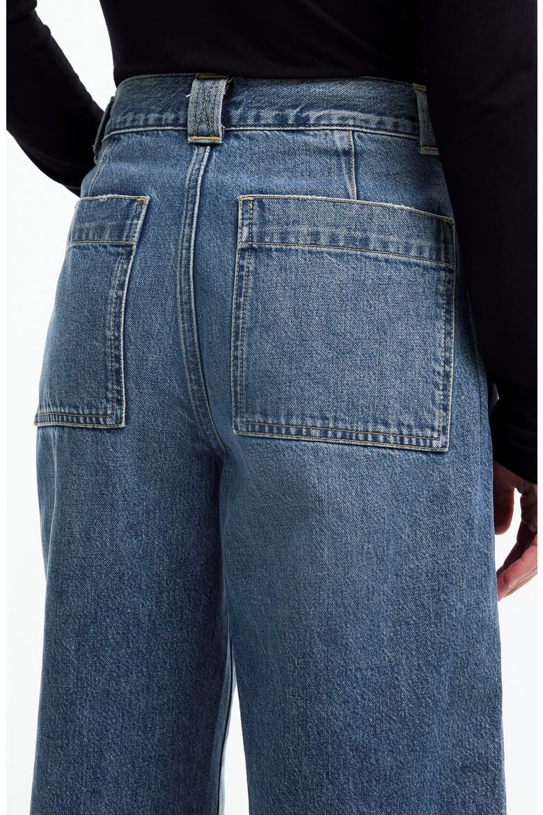 Denim Culottes, Alternate, color, CONCHO WASH