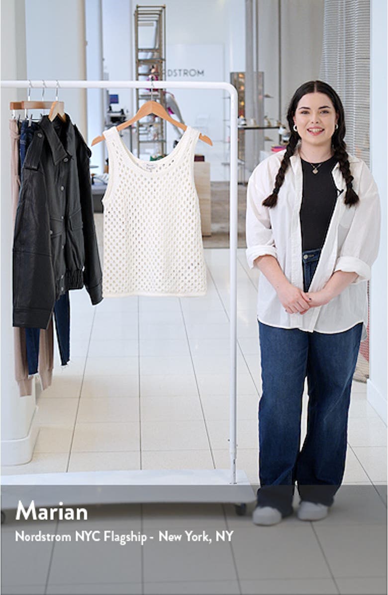 Open Stitch Sweater Tank, sales video thumbnail