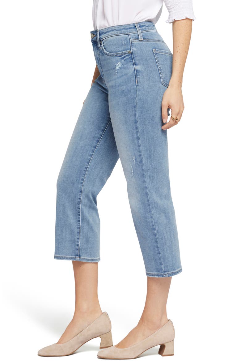 Joni High Waist Relaxed Capri Jeans, Alternate, color, LAKEFRONT