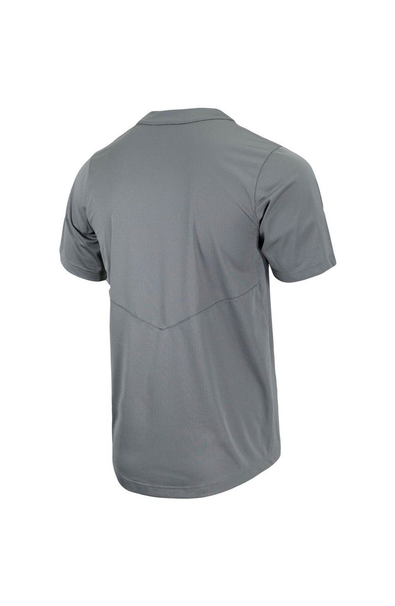 Nike Men's Nike Charcoal Vanderbilt Commodores Replica Full-Button Baseball Jersey, Alternate, color, Charcoal