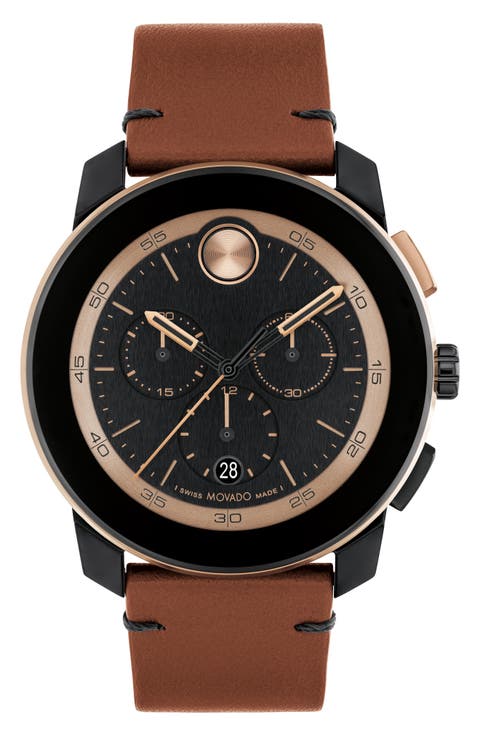Bold TR90 Leather Strap Watch