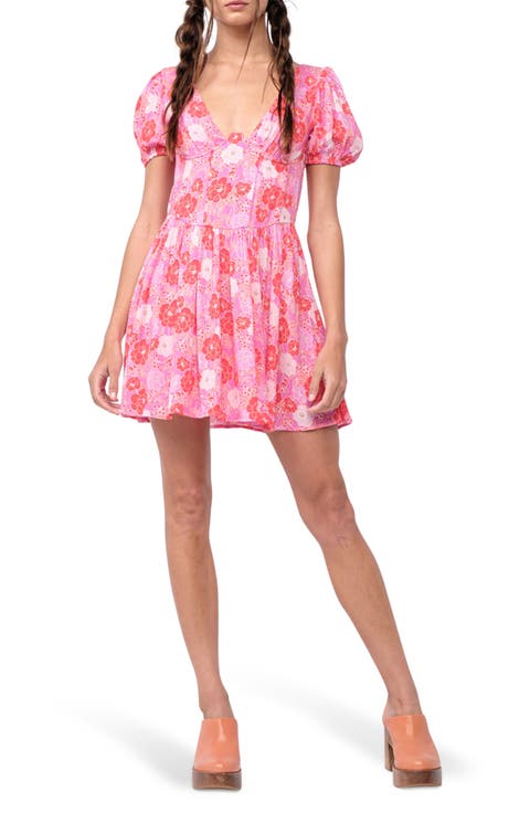 Puff Sleeve Minidress