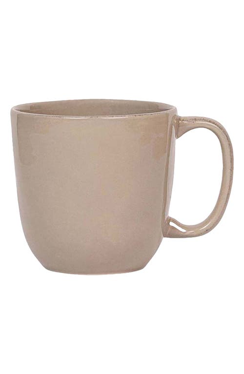 Juliska Puro Ceramic Mug In Taupe