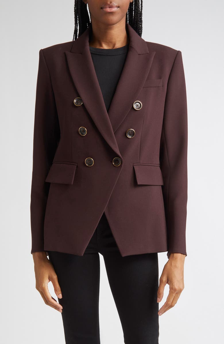 Veronica Beard Miller Dickey Jacket, Main, color, Dark Currant