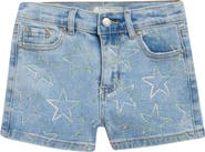 Tractr Kids' Star Bling Denim Shorts