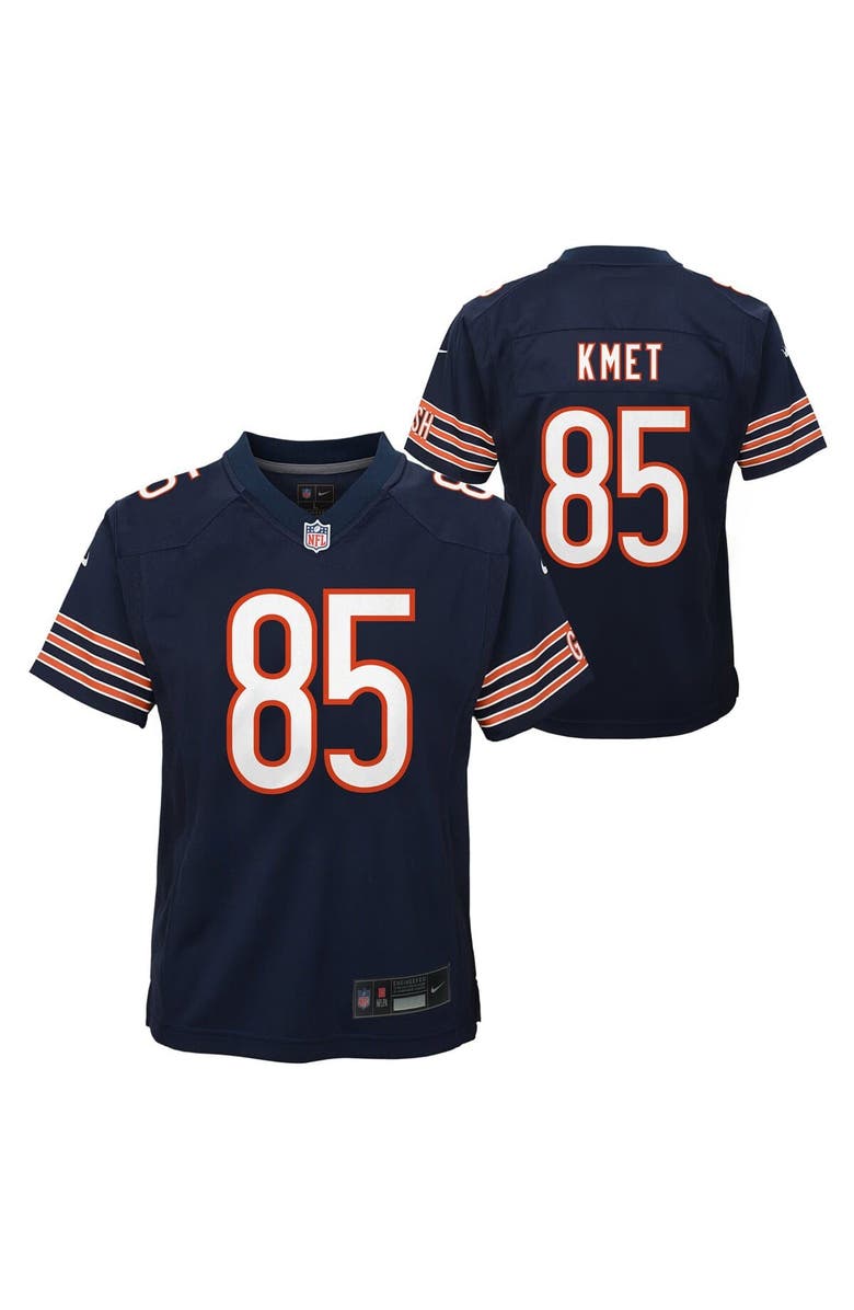 Nike Youth Nike Cole Kmet Navy Chicago Bears Team Game Jersey, Main, color, Navy