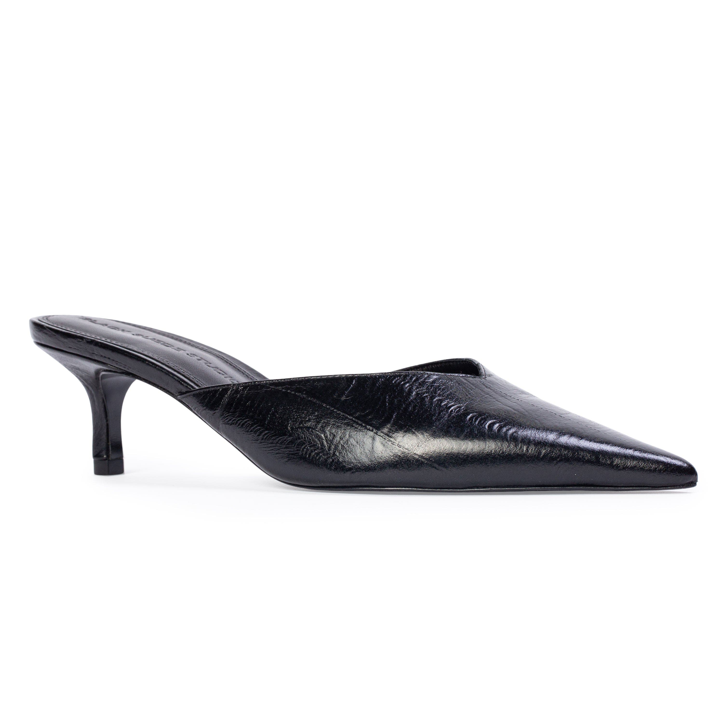 Analisa 50 Mule, Alternate, color, Black Eel Printed Leather