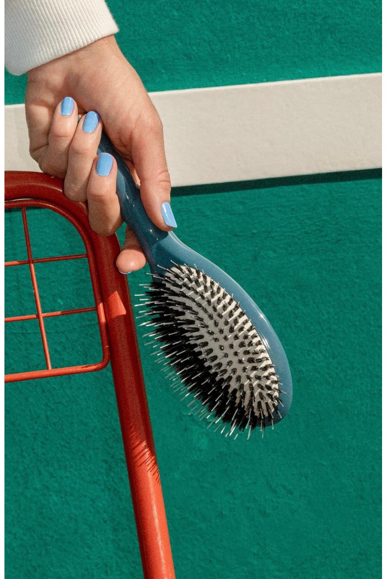 N.02 The Large Care & Detangling Hairbrush, Alternate, color, INK BLUE