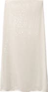 MANGO Sequin Pencil Skirt