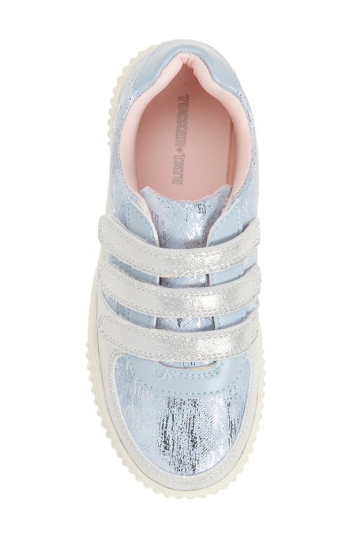 Tucker + Tate Tallulah Glitter Sneaker In Blue Denim Metallic