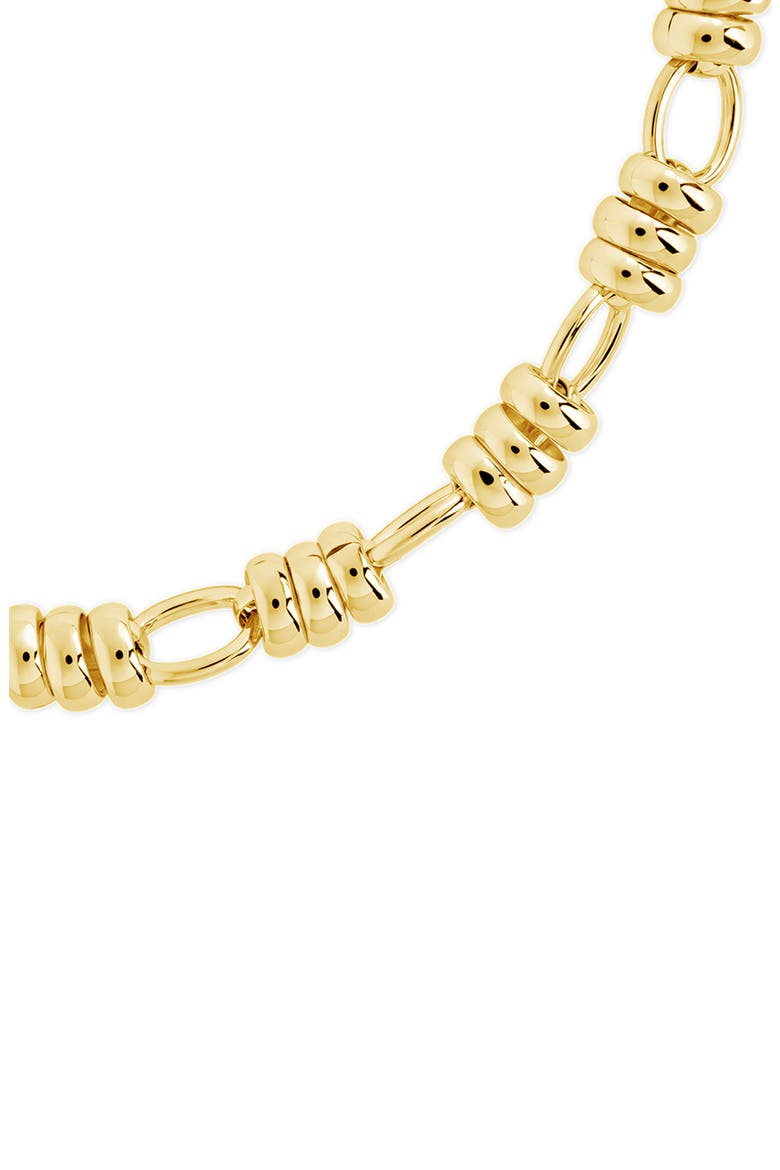 Textured Link Bracelet, Alternate, color, GOLD