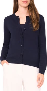 Halogen® Crewneck Cardigan